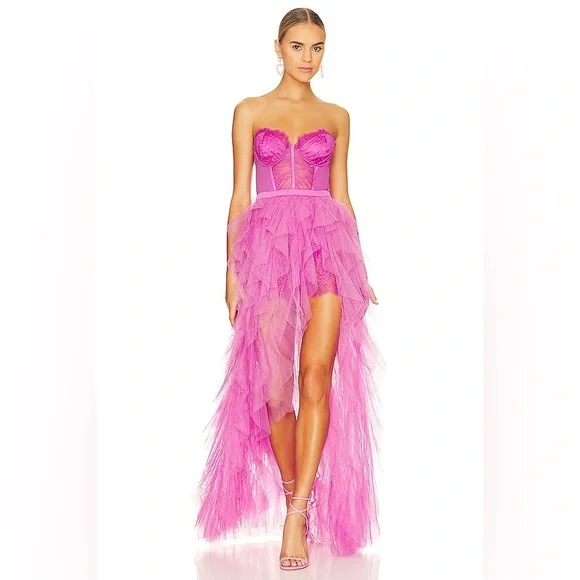 love and lemons prom dress Stunning Bustier Gown in All Colors